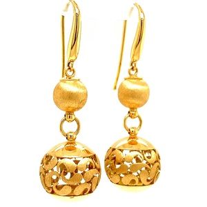 18kt Yellow Gold Drop Earring ✨